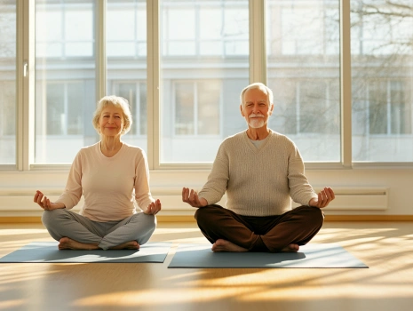 М'яка практика йоги для літніх людей